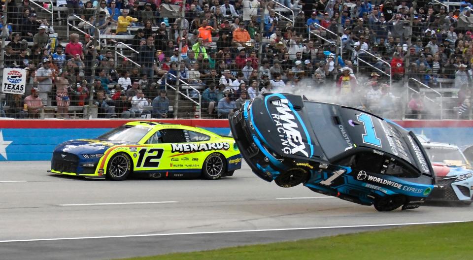 Ryan Blaney avoided major wrecks and controversy to earn $1 million on Sunday in Texas.