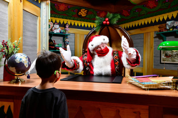 Santa at Macy's Herald Square in 2021