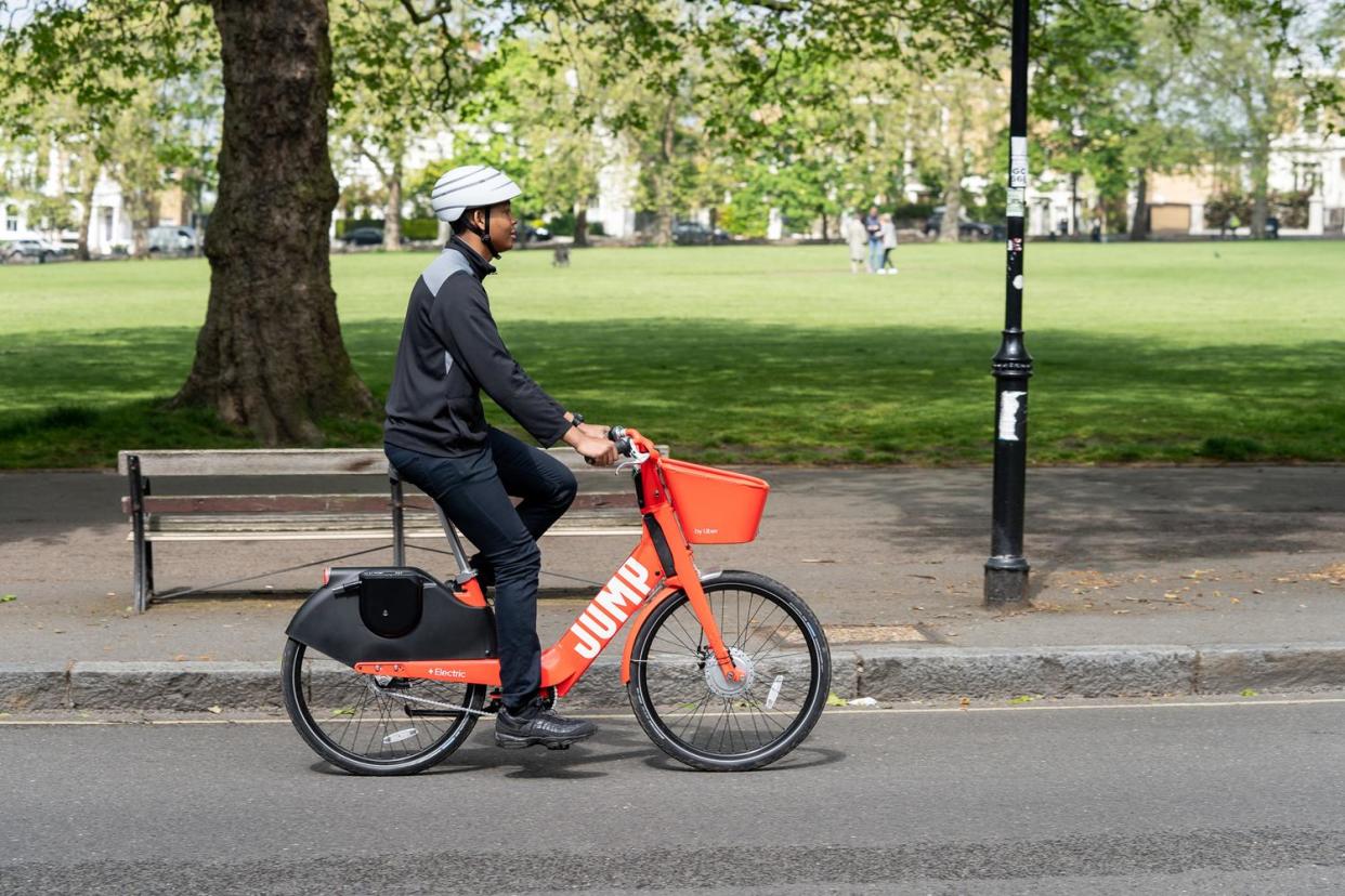 Uber's JUMP bikes are available in Camden and Islington with plans to bring them to Hackney next: Uber