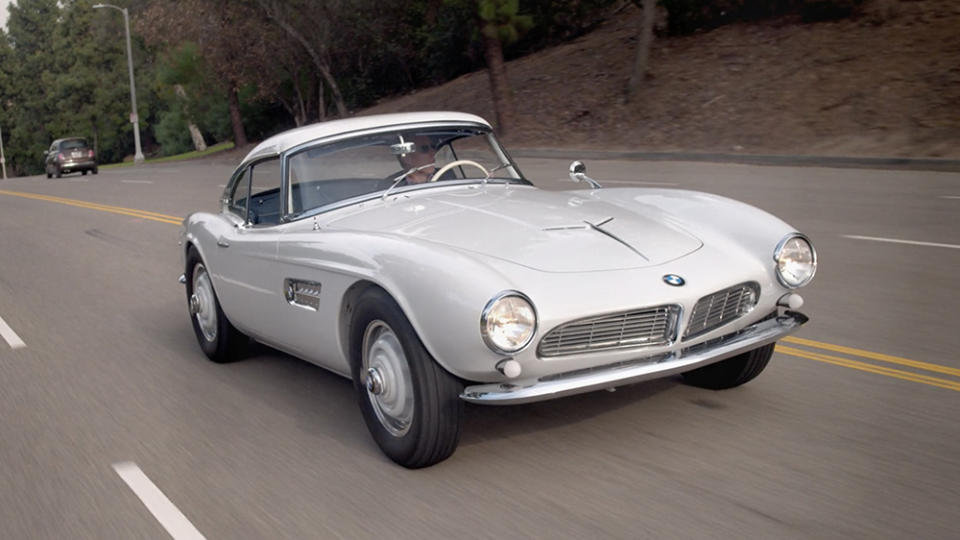 Comedians in Cars Getting Coffee Jerry Seinfeld, Christoph Waltz and a 1957 BMW 507 Roadster