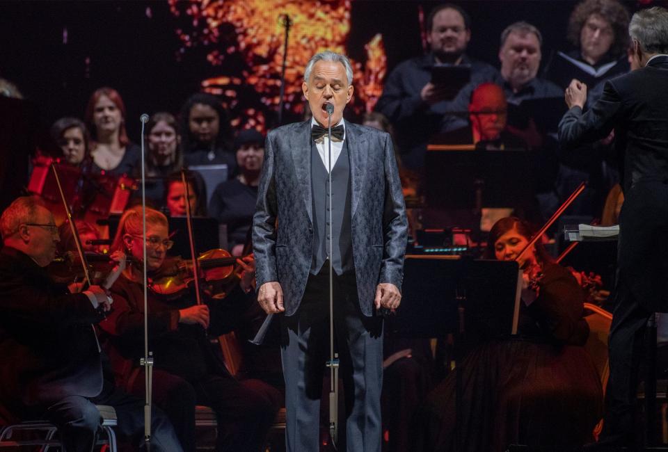 Andrea Bocelli amazed at PPG Paints Arena on Thursday.