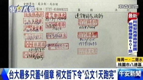 Re: [討論] 柯文哲：公文不能推給某一個人哪有這樣的