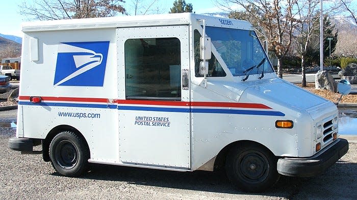 Federal postal inspectors have accused two Columbus-area men of robbing a U.S. Postal Service carrier at gunpoint last week. According to authorities, their crime is part of a larger pattern.
