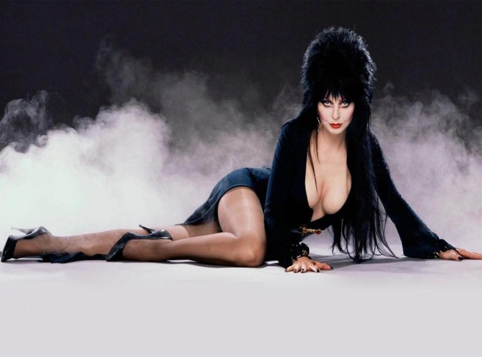 Cassandra Peterson as Elvira - Credit: Shudder