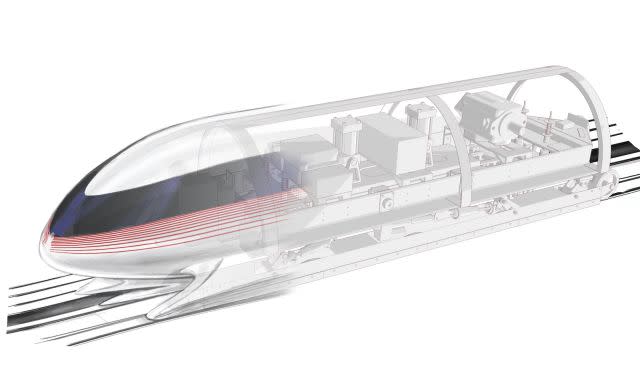 Here is the MIT Hyperloop pod without its shell, so you can see inside. <span class="inline-image-credit">(MIT)</span>