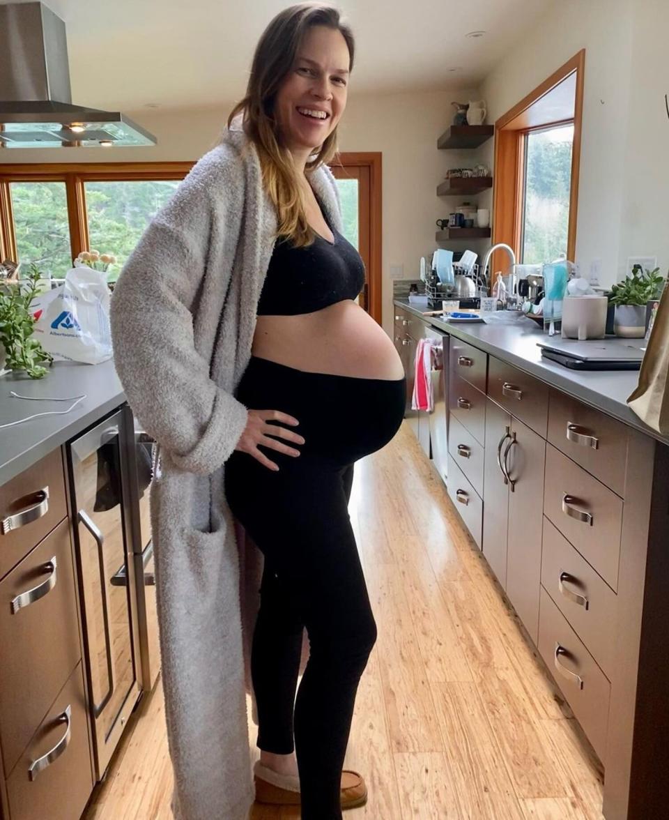 Hilary Swank Shares Cute Pregnancy Update: ‘Oven’s Heatin’ Up, Dough’s Beginning to Rise!!’