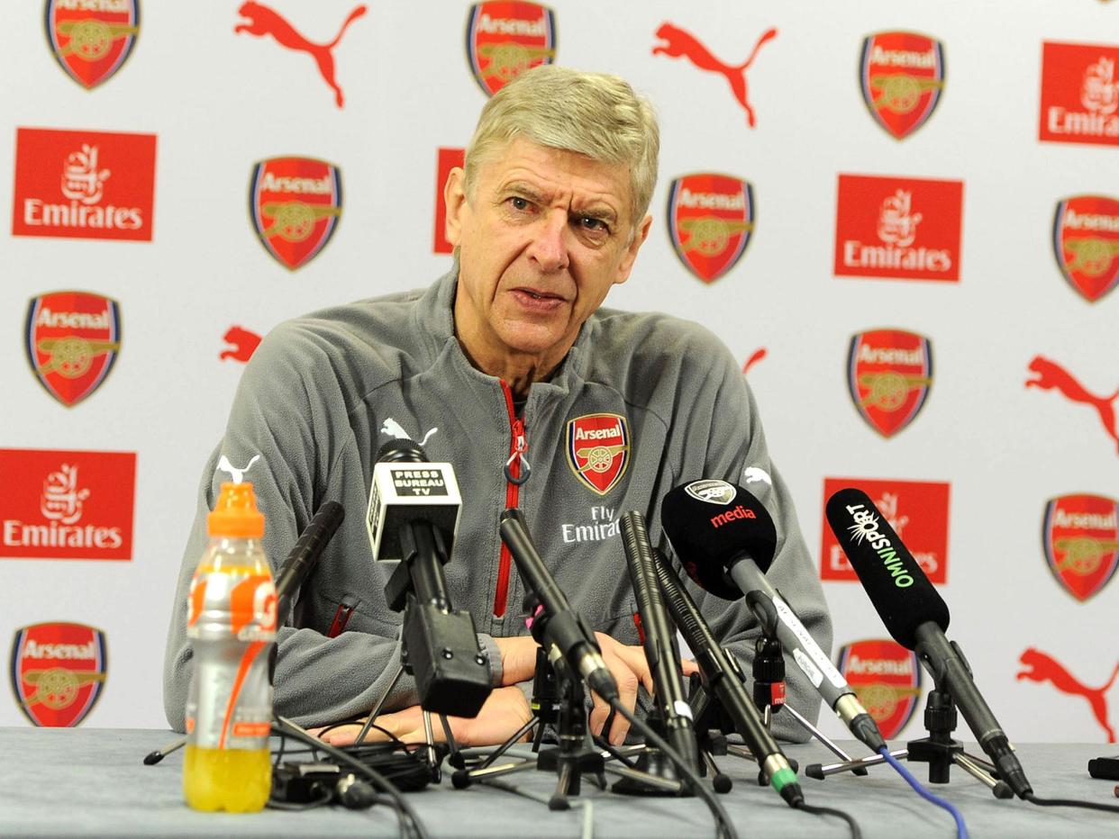 Arsene Wenger addressed the media two days after Arsenal's humbling 5-1 defeat by Bayern Munich: Getty