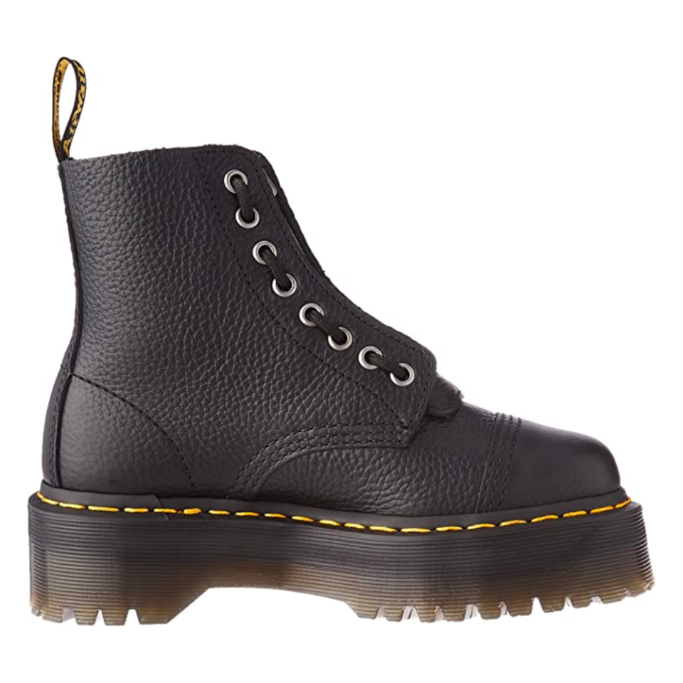 Dr. Martens Womens Sinclair 8 Eye Leather Platform Boot