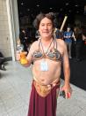 <p>The boldest costume we saw on display.</p>