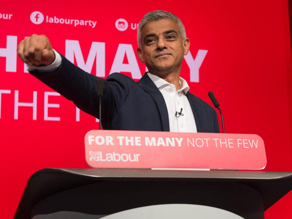 Sadiq Khan has kicked off local election campaigning ahead of May’s vote: PA