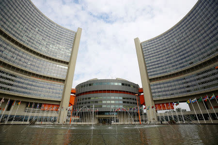 International Atomic Energy Agency (IAEA) headquarters is pictured in Vienna, Austria September 26, 2017. REUTERS/Leonhard Foeger