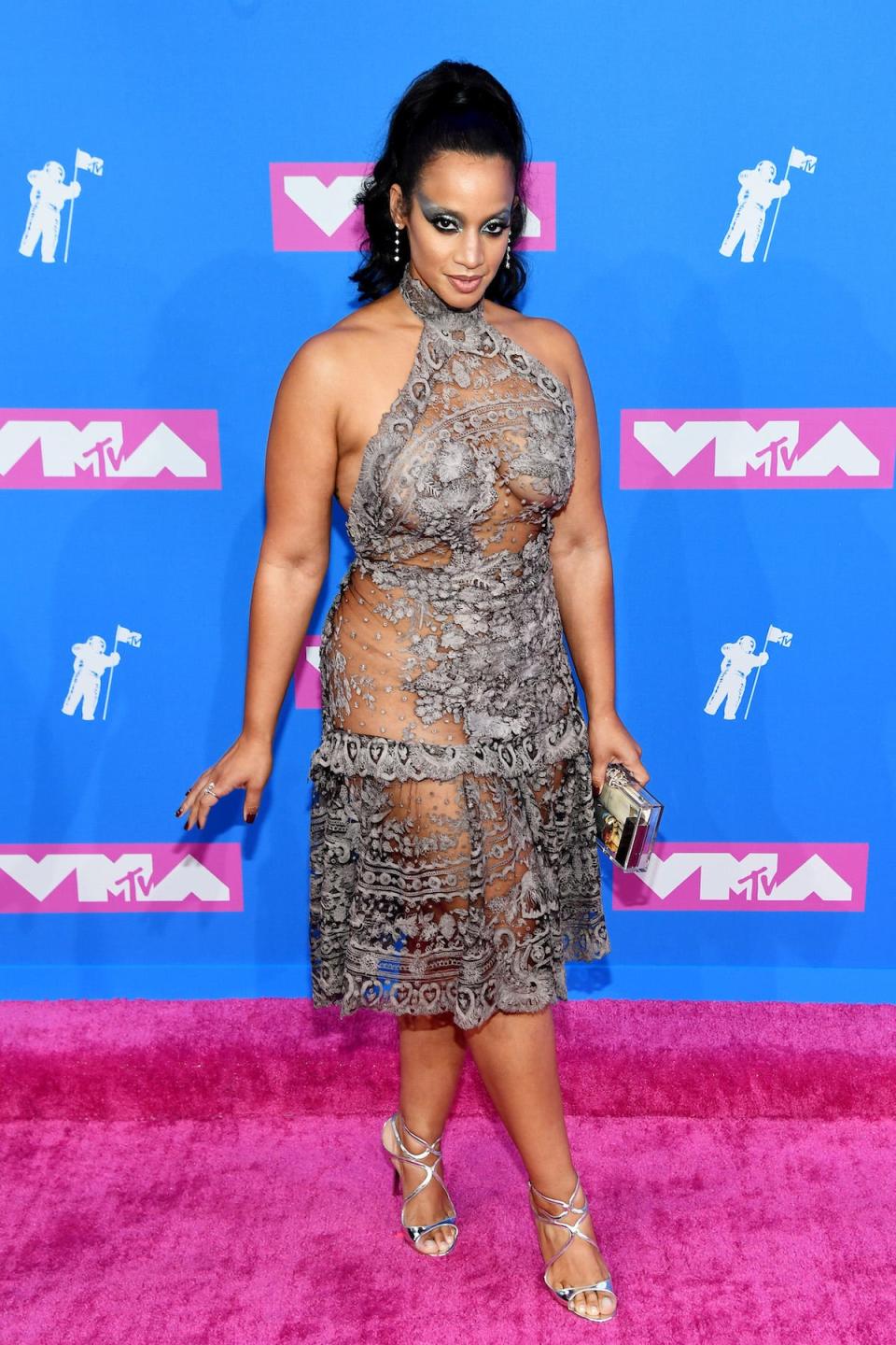 Dascha Polanco attends the MTV VMAs