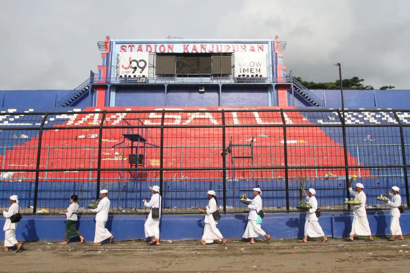 Aftermath of a fatal football stampede in Malang