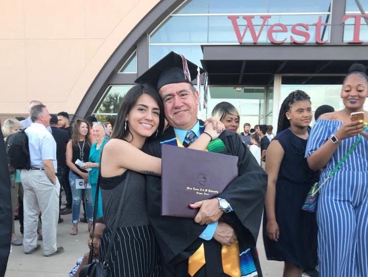 Jacqueline Marquez, left, and her dad. (Photo: Facebook/Jacqueline Martinez)