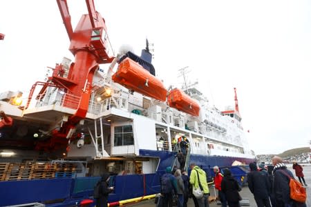 Start of the Arctic research expedition in Norway