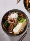 <p>Earthy soba noodles ground this delicate soup made with a light and flavorful <em>awase dashi</em> (AKA Japanese seafood stock) and flaky cod. It’s sophisticated enough for a dinner party, easy enough for a <a href="https://www.delish.com/weeknight-dinners/" rel="nofollow noopener" target="_blank" data-ylk="slk:weeknight dinner;elm:context_link;itc:0;sec:content-canvas" class="link ">weeknight dinner</a>, and gentle enough to soothe a stomach ache or persistent summer cold. </p><p>Get the <strong><a href="https://www.delish.com/cooking/a38239087/soba-noodles-recipe/" rel="nofollow noopener" target="_blank" data-ylk="slk:Soba Cod & Mushroom Soup recipe;elm:context_link;itc:0;sec:content-canvas" class="link ">Soba Cod & Mushroom Soup recipe</a></strong>.</p>