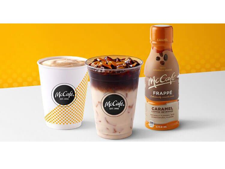 McDonald's McCafe Menu