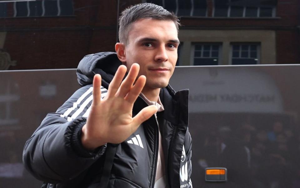 Joao Palhinha arrives for a match at Craven Cottage - Premier League clubs rival Bayern Munich for Fulham’s Joao Palhinha