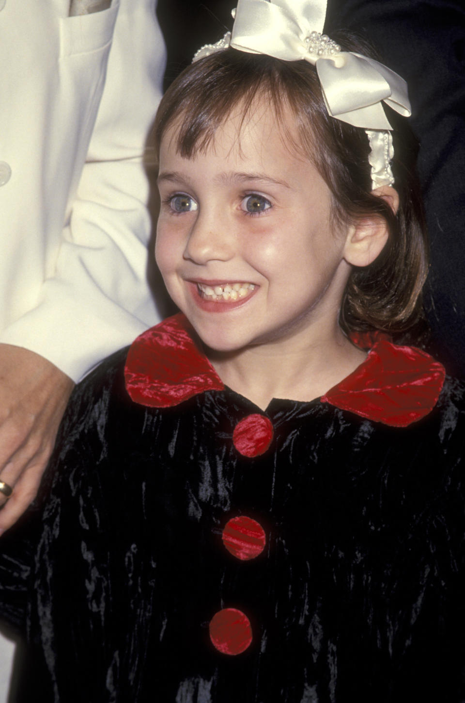 Mara Wilson attends the 'Mrs. Doubtfire' Beverly Hills Premiere on November 22, 1993. (Photo: Ron Galella, Ltd. via Getty Images)