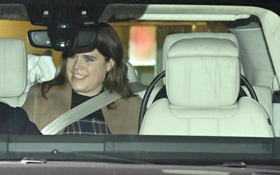 Princess Eugenie wearing a nap dress - Wireimage