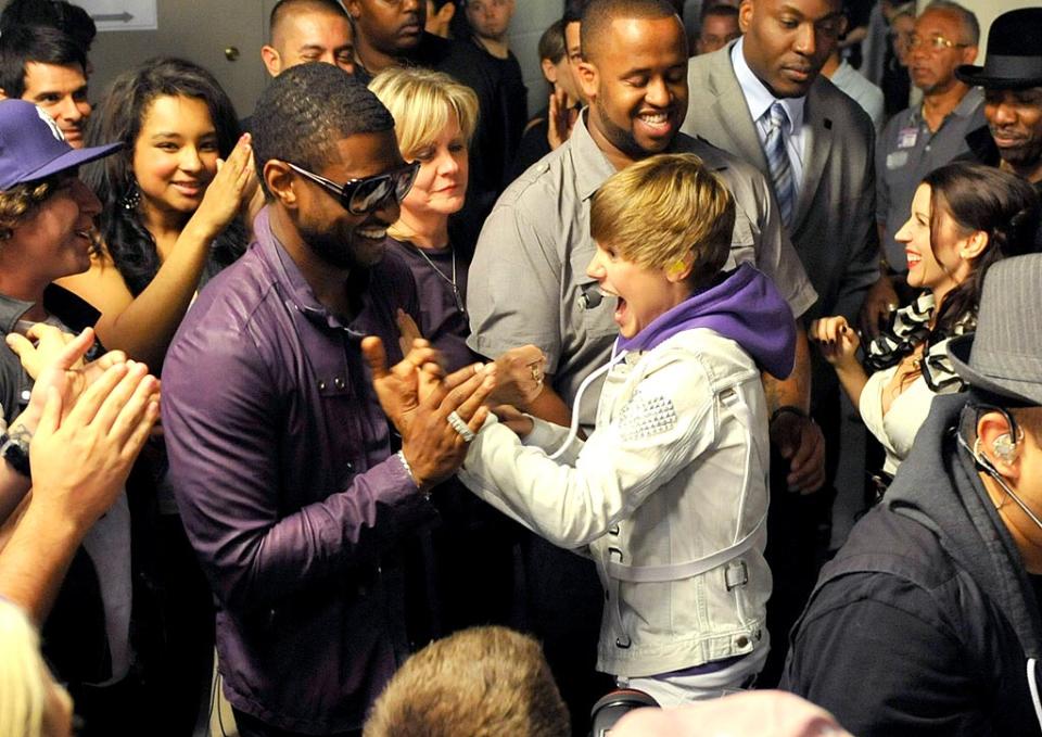 Usher Bieber Bieber Cncrt