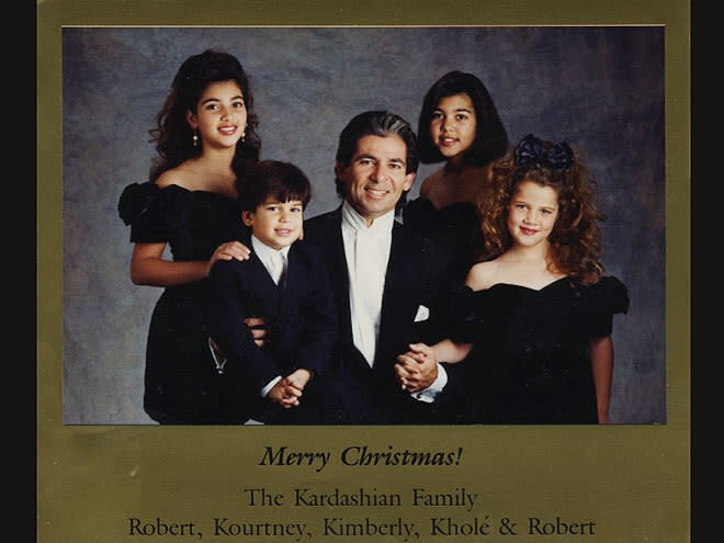 The Kardashians' Very Merry Christmas Cards