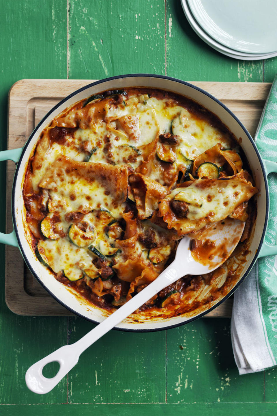 Creamy Tomato Skillet Lasagna