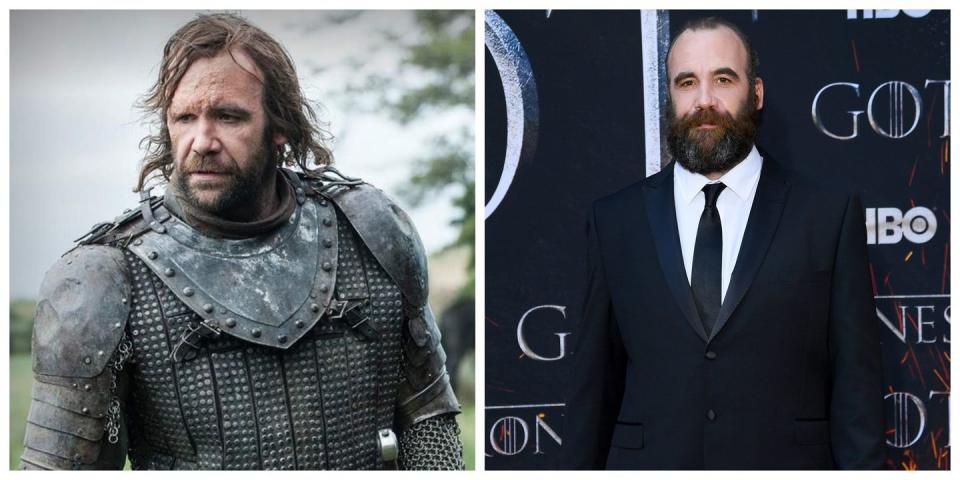 <p>On<em> Game of Thrones</em>, The Hound is known for being, in many of the character's words, extremely ugly. The same cannot be said for Rory McCann, the actor who plays him. This is another actor who definitely spent an extraordinarily long time in the makeup chair for filming—his character had some gnarly scars.</p>