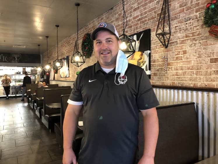 State Rep. Kasey Carpenter at his restaurant in Dalton, Georgia