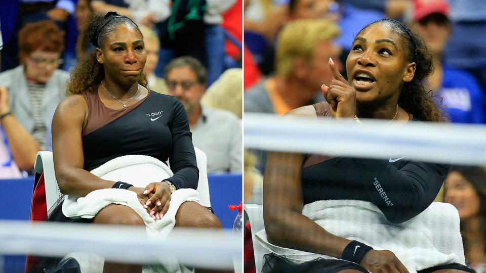 Serena Williams has slammed the ‘sexist’ treatment she received. Pic: Getty