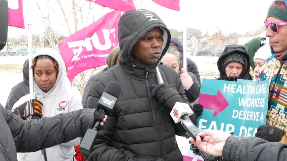 Bashir Jalloh, president of CUPE healthcare workers, says they’re bargaining with the province on various fronts since September 2023.