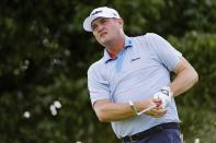 Jason Kokrak, of Smash GC, hits his shot from the 13th tee during the final round of LIV Golf Singapore at Sentosa Golf Club on Sunday, May 5, 2024, in Sentosa, Singapore. (Jon Ferrey/LIV Golf via AP)