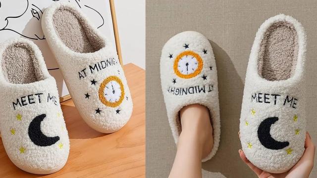 Every Taylor Swift Fan Needs These Meet Me at Midnight Slippers