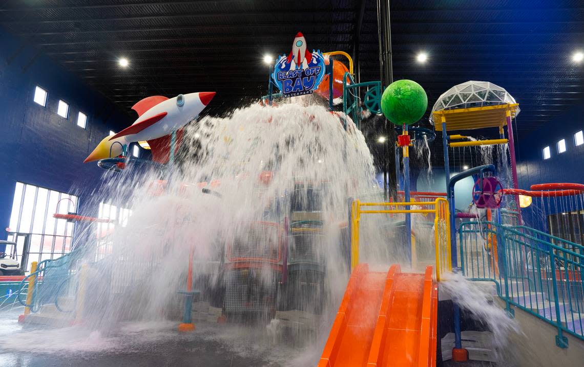 The new Blast Off Bay water park opens to the public on March 4 at the 100-acre Genesis Sports Complex at 19800 W. Kellogg in Goddard.