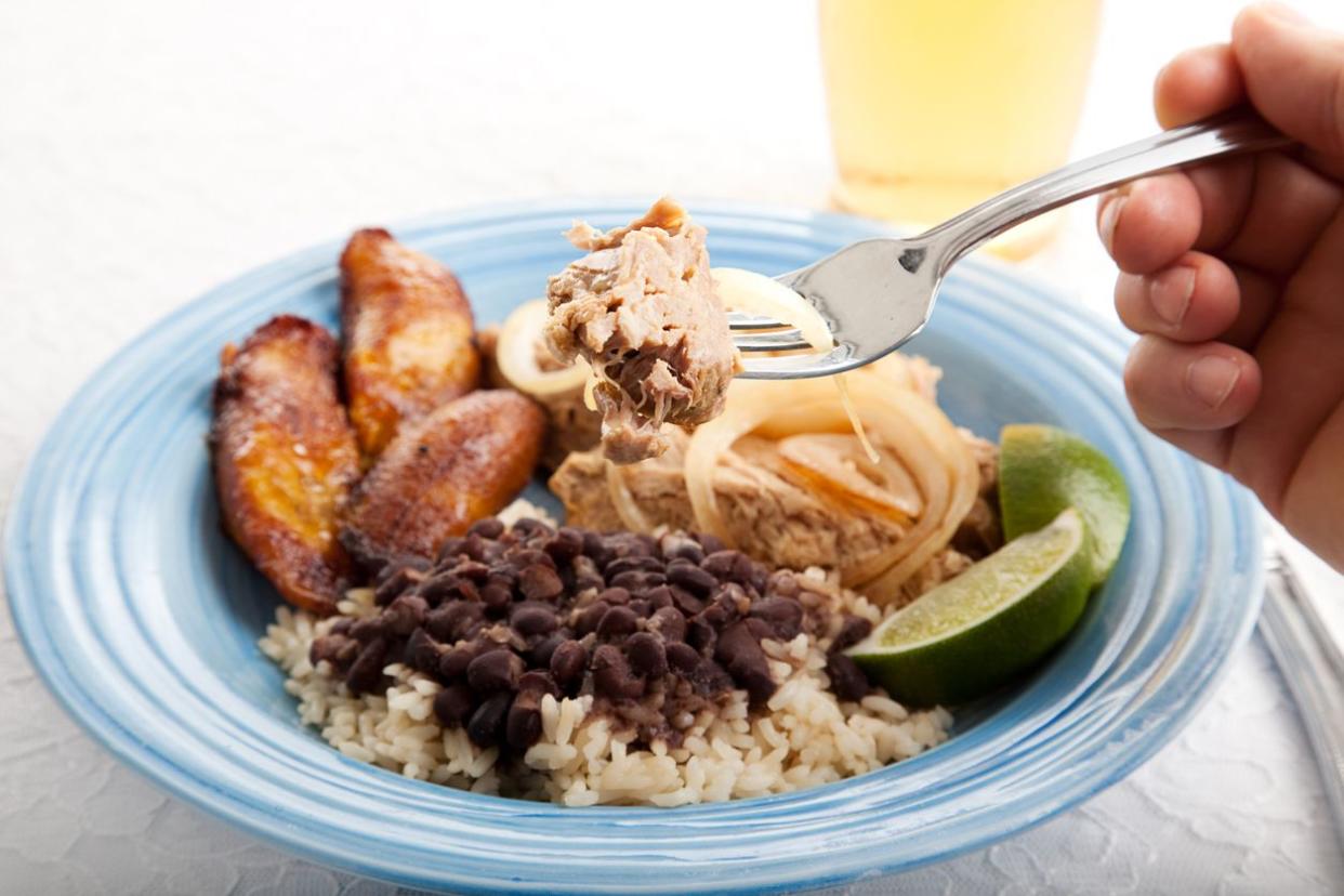 rice beans plantains