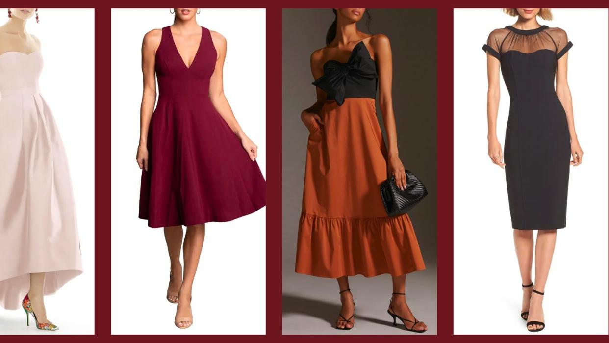 dresses to wear to a fall wedding