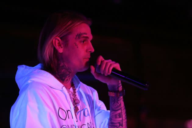 Aaron Carter Performs At Larry Flynt's Hustler Club - Credit: Getty Images