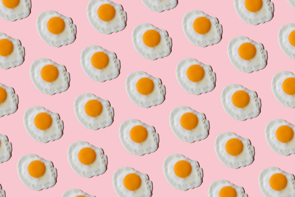 Eggs can actually slow sugar absorption in the bloodstream when paired with carbohydrates like bread or pasta. (Photo: Yulia Reznikov via Getty Images)