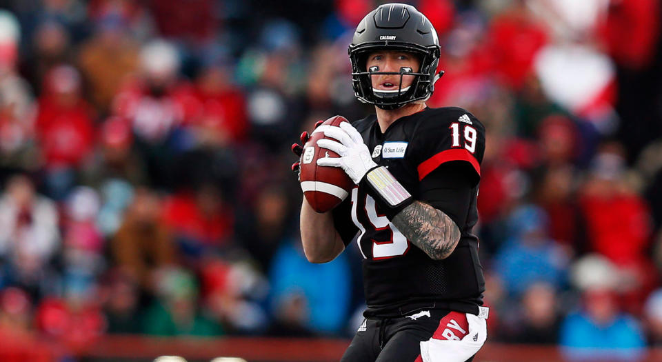 There’s a lot riding on the 105th Grey Cup for Bo Levi Mitchell and the Calgary Stampeders. (THE CANADIAN PRESS/Todd Korol)