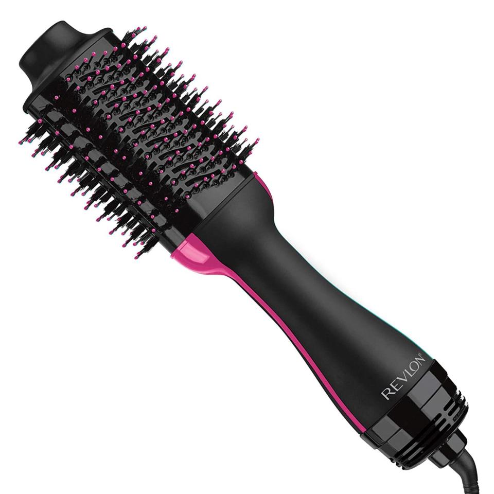 The <a href="https://amzn.to/3j9LLVT" target="_blank" rel="noopener noreferrer">Revlon One-Step Hair Dryer and Volumizer</a> has quite the reputation, with rave reviews all across the internet. Our editors even tried it ourselves and found that it does <a href="https://www.huffpost.com/entry/revlon-one-step-hair-dryer-and-volumizer-reviews_l_5e4db5edc5b6db259021f355" target="_blank" rel="noopener noreferrer">live up to the hype</a>. This hot brush can blow-dry your hair, while giving it a bit of volume back. And it's still on sale for the cheapest price we've ever seen. <a href="https://amzn.to/3jgIT9D" target="_blank" rel="noopener noreferrer">Find it on sale for $30 at Amazon</a>.