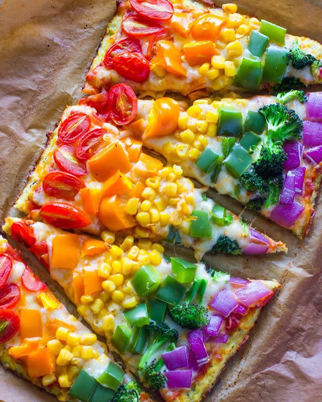 5) Rainbow Pizza