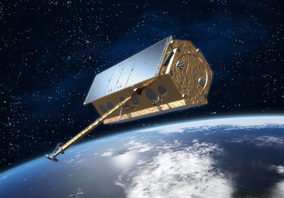 The TerraSAR-X satellite.
