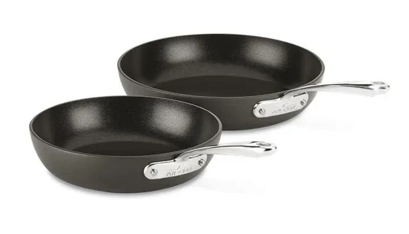 All-Clad Hard Anodized 8.5-Inch and 10.5-Inch Fry Pan Set (Packaging Damage)