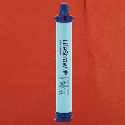 A portable personal water filter