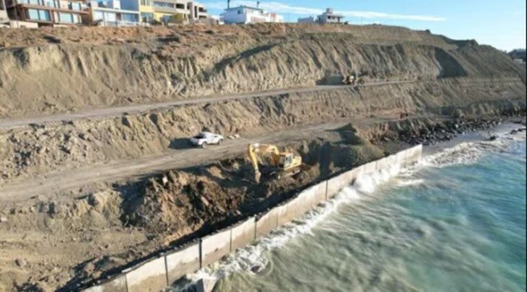 Las intensas marejadas ya colapsan caminos ubicados cerca de la línea de costa; entre ellos, el conocido como ARA San Juan