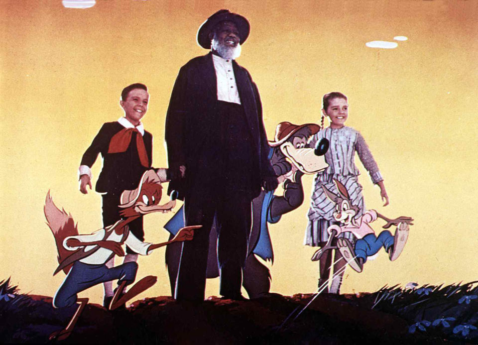 Kino. Onkel Remu's Wunderland, Song Of The South, Onkel Remu's Wunderland, Song Of The South, Bobby Driscoll, James Baskett, Luana Patten, 1946. (Photo by FilmPublicityArchive/United Archives via Getty Images)