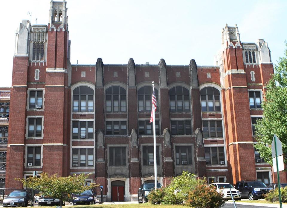 The 85-year-old Mount Pleasant High School in Providence.