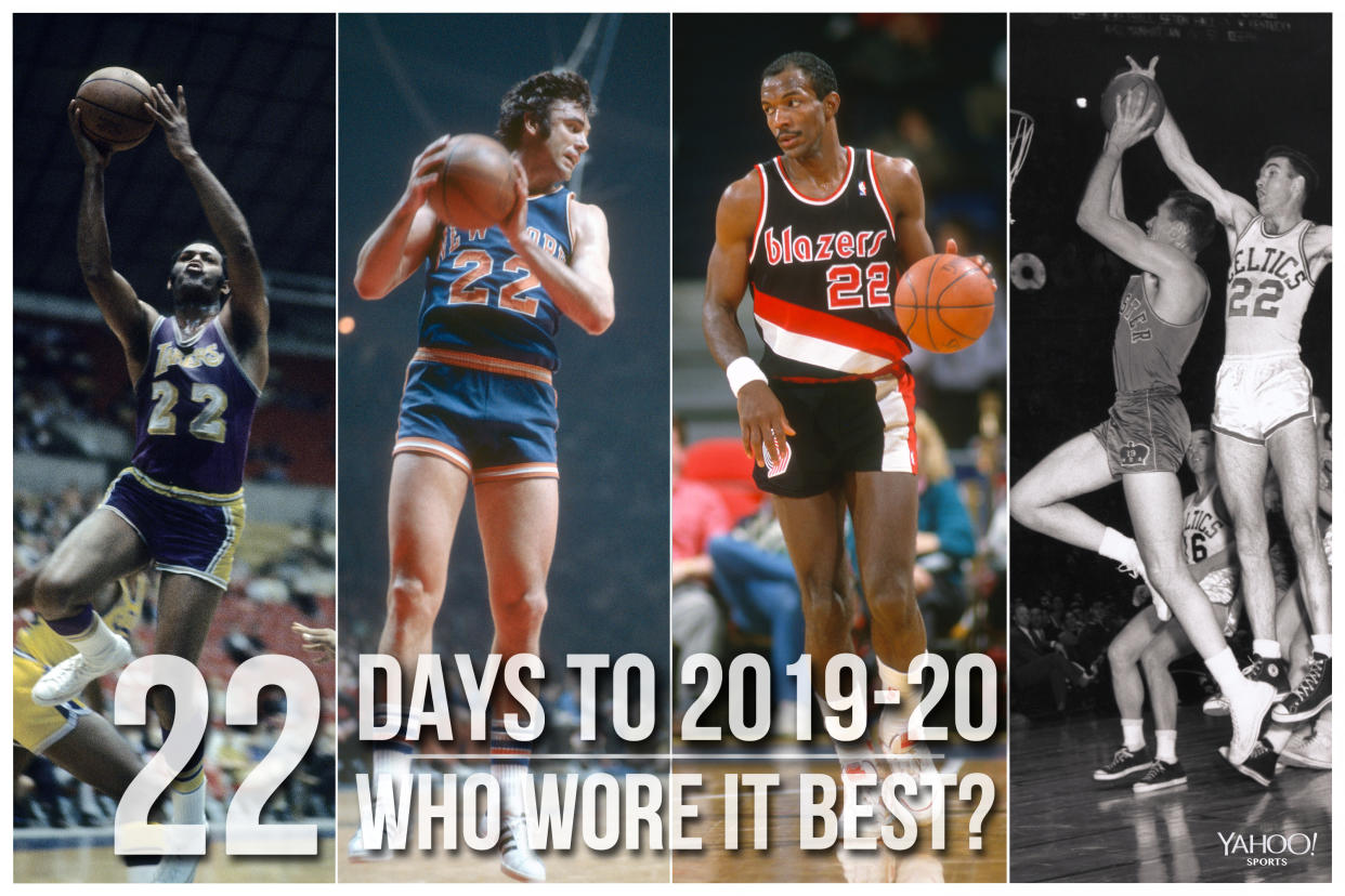 Which NBA player wore No. 22 best?