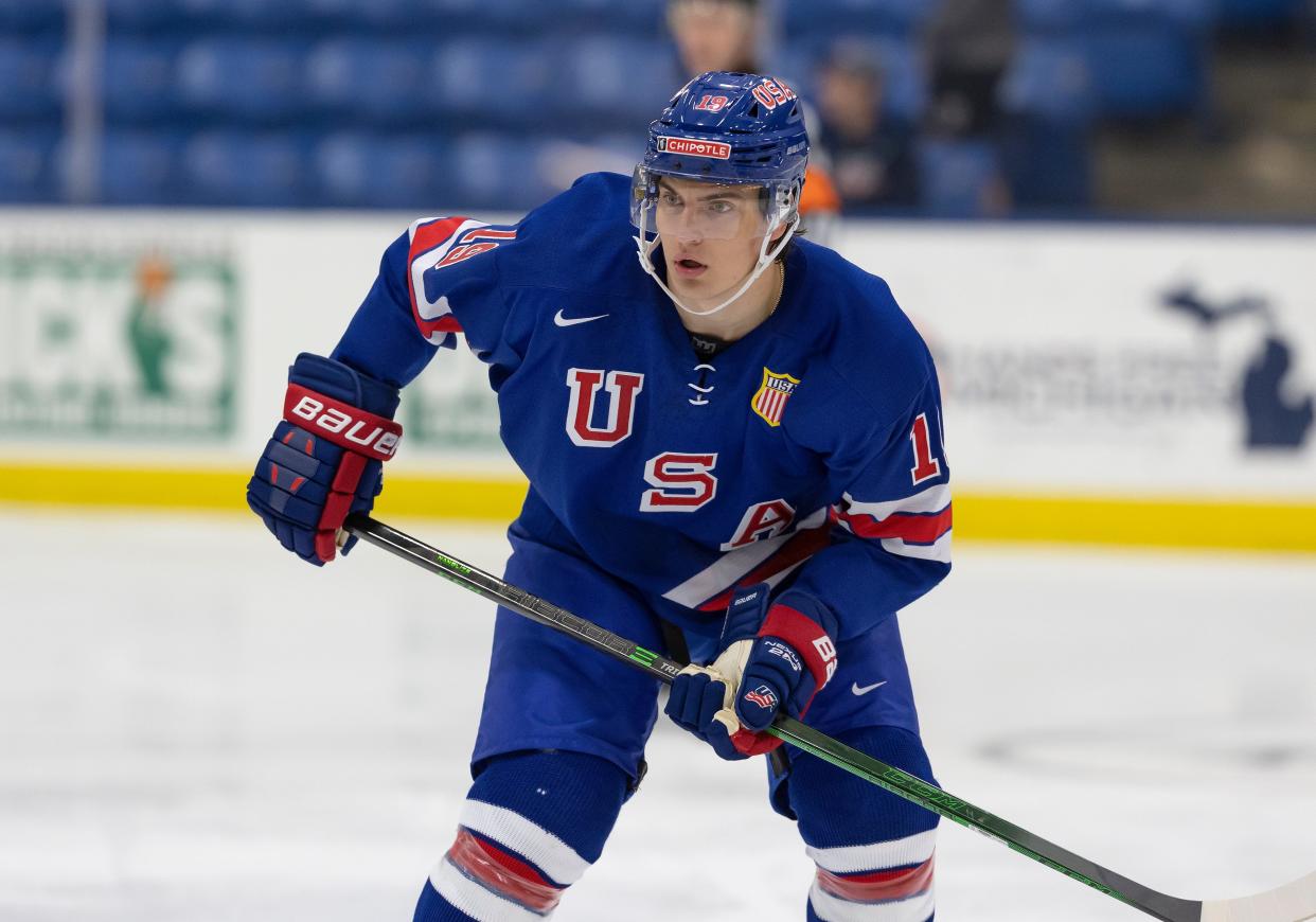 Arizona native Matthew Knies will compete for the U.S. Olympic men's hockey team in the 2022 Beijing Olympics.