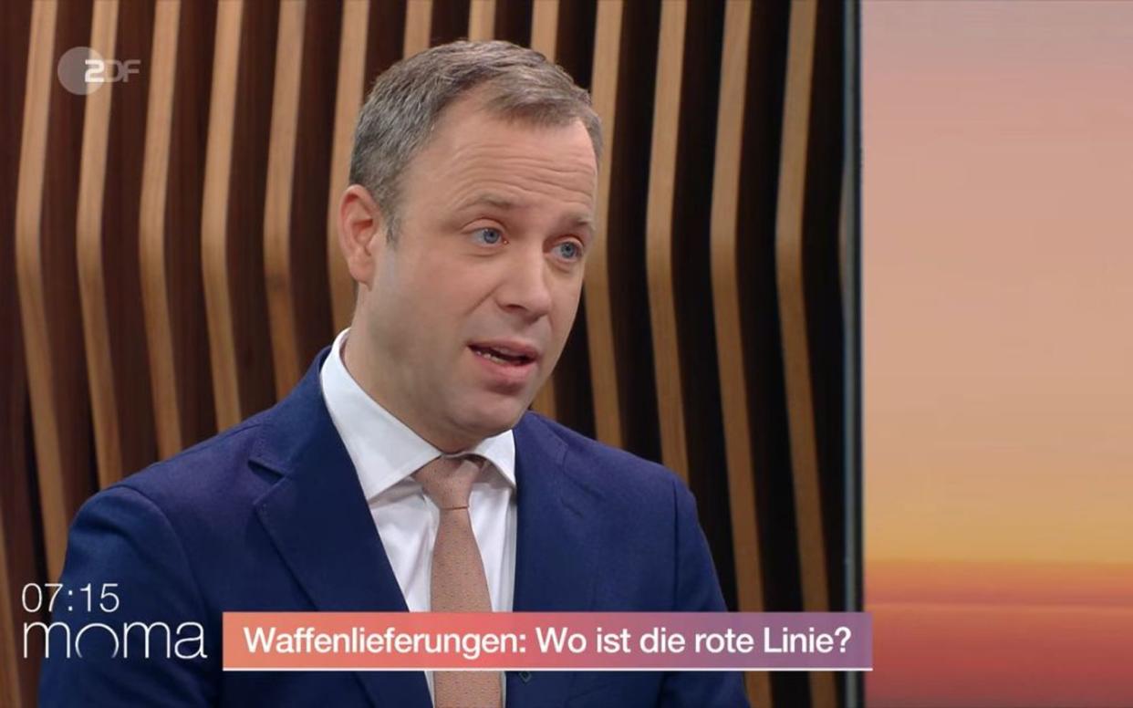 "Wir können das Zögern des Bundeskanzlers nicht nachvollziehen", sagte der CDU-Generalsekretär Mario Czaja im ZDF-"Morgenmagazin": "Das kostet auch Leben auf beiden Seiten." (Bild: ZDF)